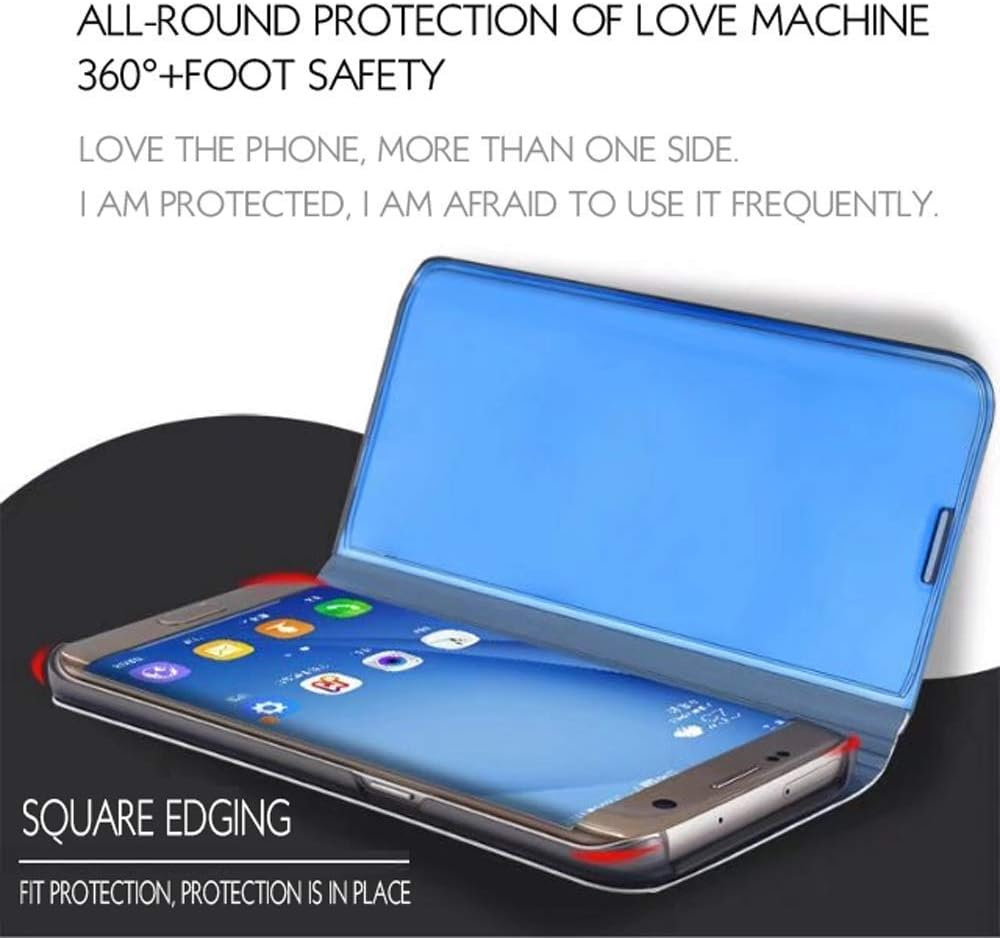 DEDUX Case Compatible with Samsung Galaxy S25 plus 5G Clear View Stand Case, Mobile Phone Case Flip Protective Case for Samsung Galaxy S25 plus 5G, Black - Silver image number 4