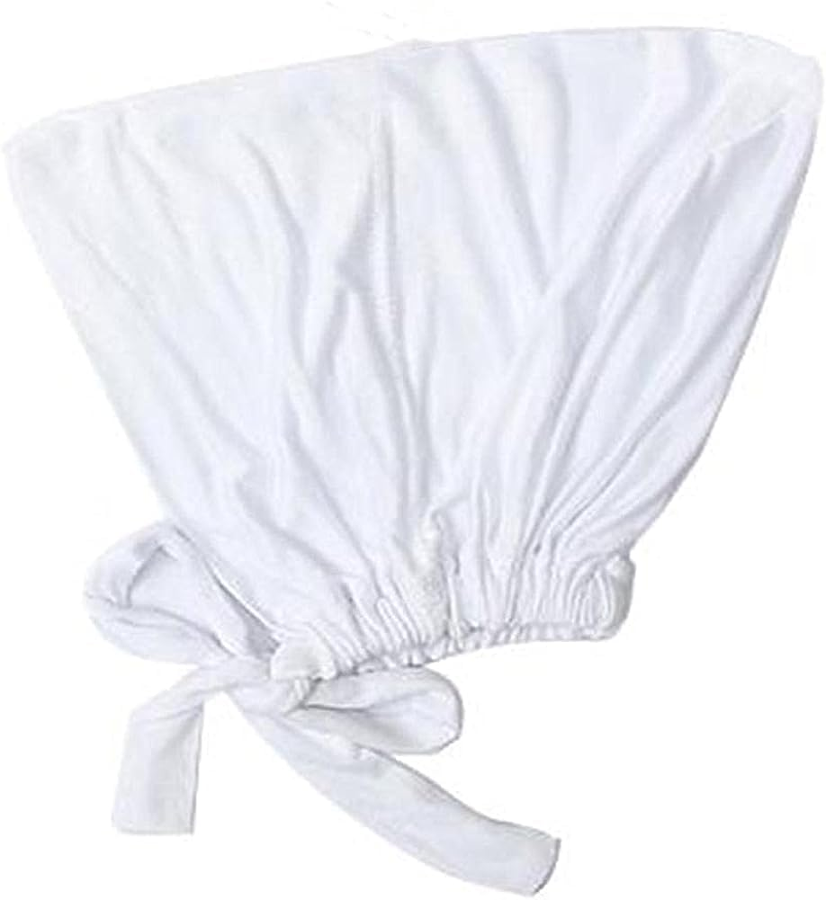 Women under Scarf Hat Hijab Cap, Adjustable Islamic Muslim under Scarf Hijab Cap with Tie-Back Closure image number 2