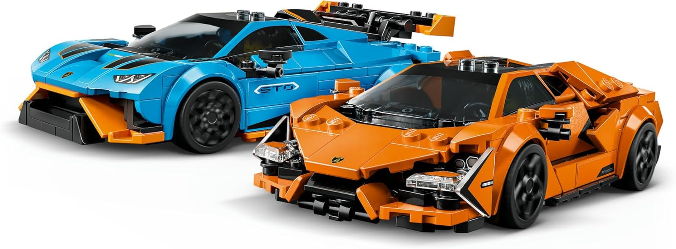 LEGO&reg; Speed Champions Lamborghini Revuelto & Hurac&aacute;n STO 77238 Toy Car Building Set and Model Kit, Vehicle Playset for Kids with 2 Driver Minifigures, Creative Toy for Boys and Girls image number 5