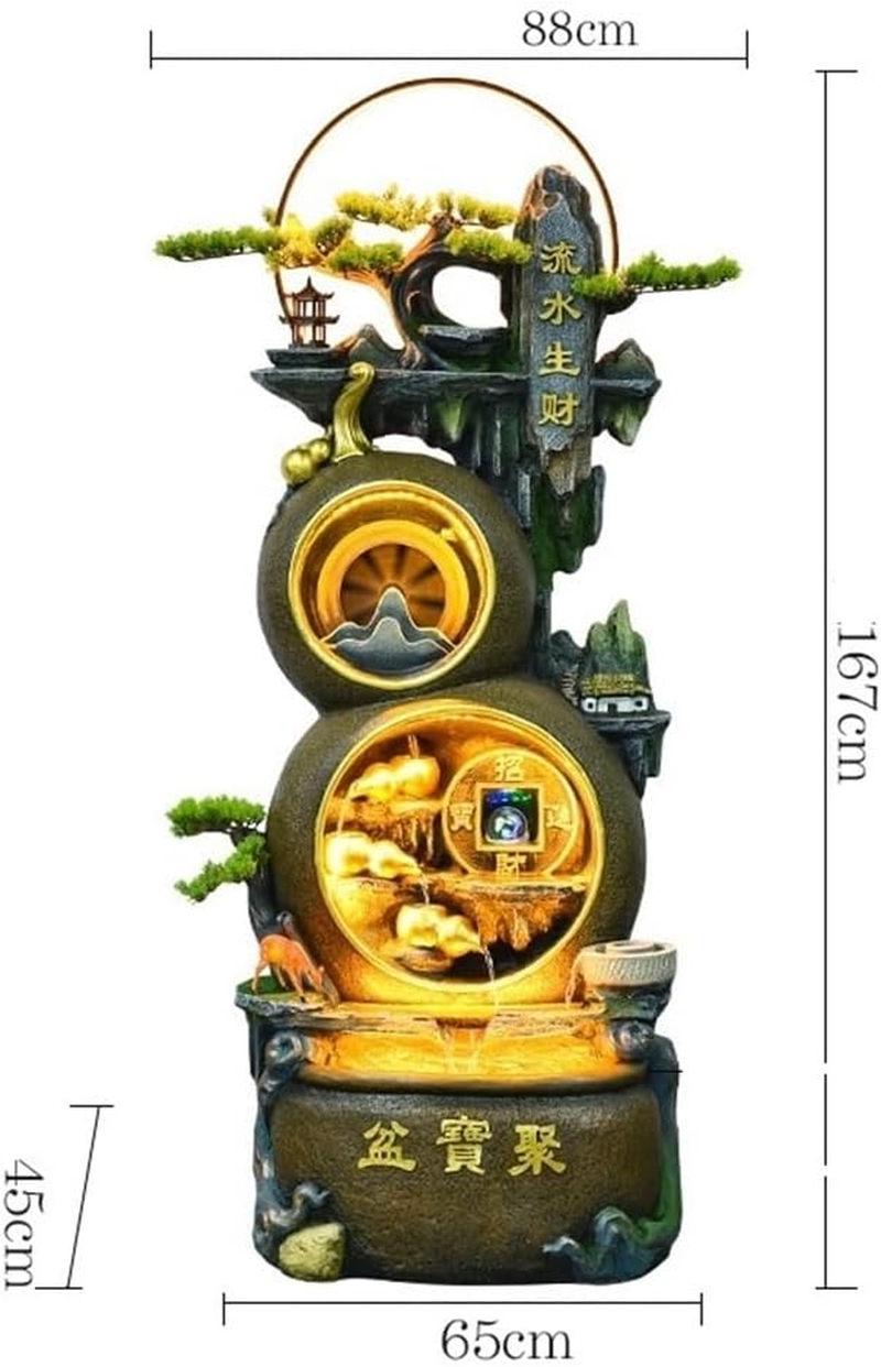 Outdoor Fountain Living Room Water Ornaments Circulating Entrance Office Fountain Landscaping Decorations image number 2