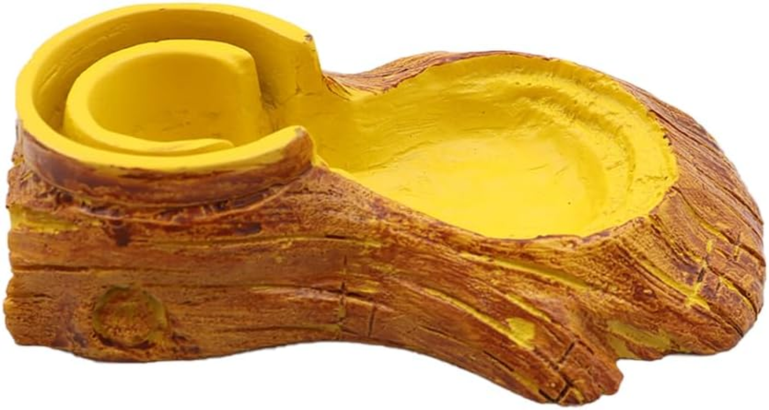 NUZAMAS Reptile Water Basin Automatic Waterer Dispenser Reptile Water Feeder Turtle Feeding Food Dish for Reptile Amphibians Tortoise Lizard Hamster image number 3