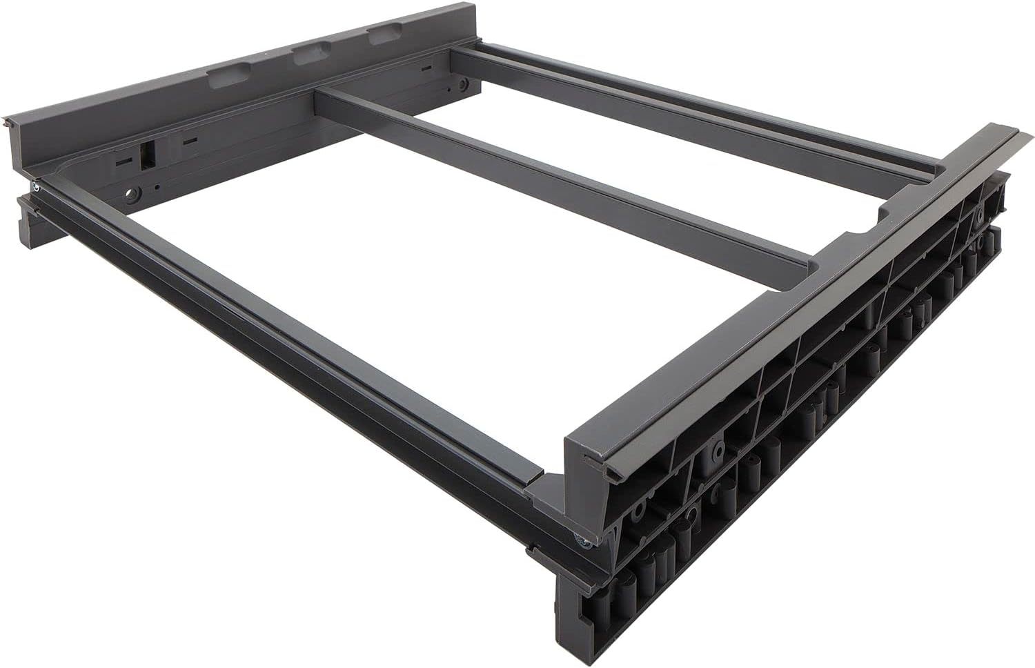 NINKA 5284.32 90680 Suspension Frame 1 X 25 KB 450 Mm for Hanging Waste Bin Plastic Dark Grey Silver image number 1