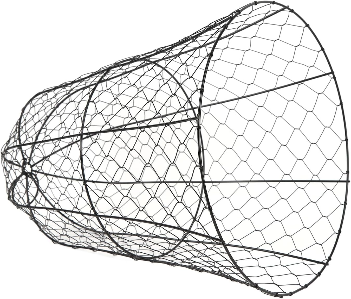 Heavy Duty Iron Plant Protectors 10 Pcs, Bell Shape Garden Cloche with Top Handle, Rust-Resistant Animal Barrier for Seedlings, Flowers, Vegetables (Black) image number 3