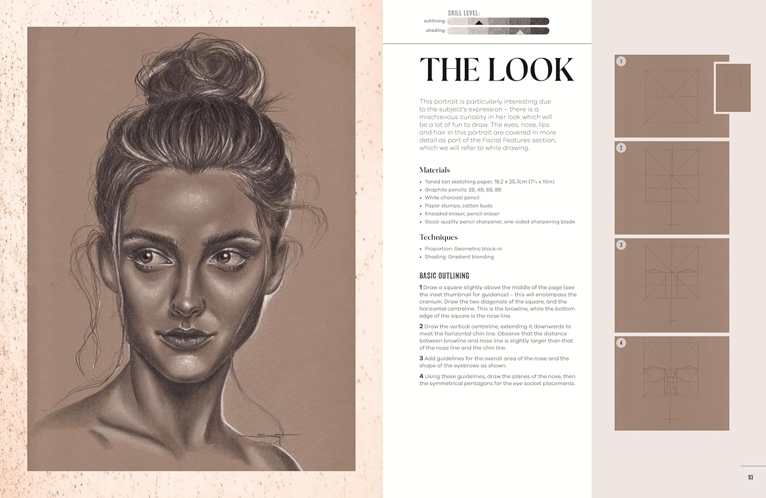 Step-By-Step Portraits from Simple Shapes: a Beginner'S Guide to Drawing Faces and Figures in Proportion image number 4