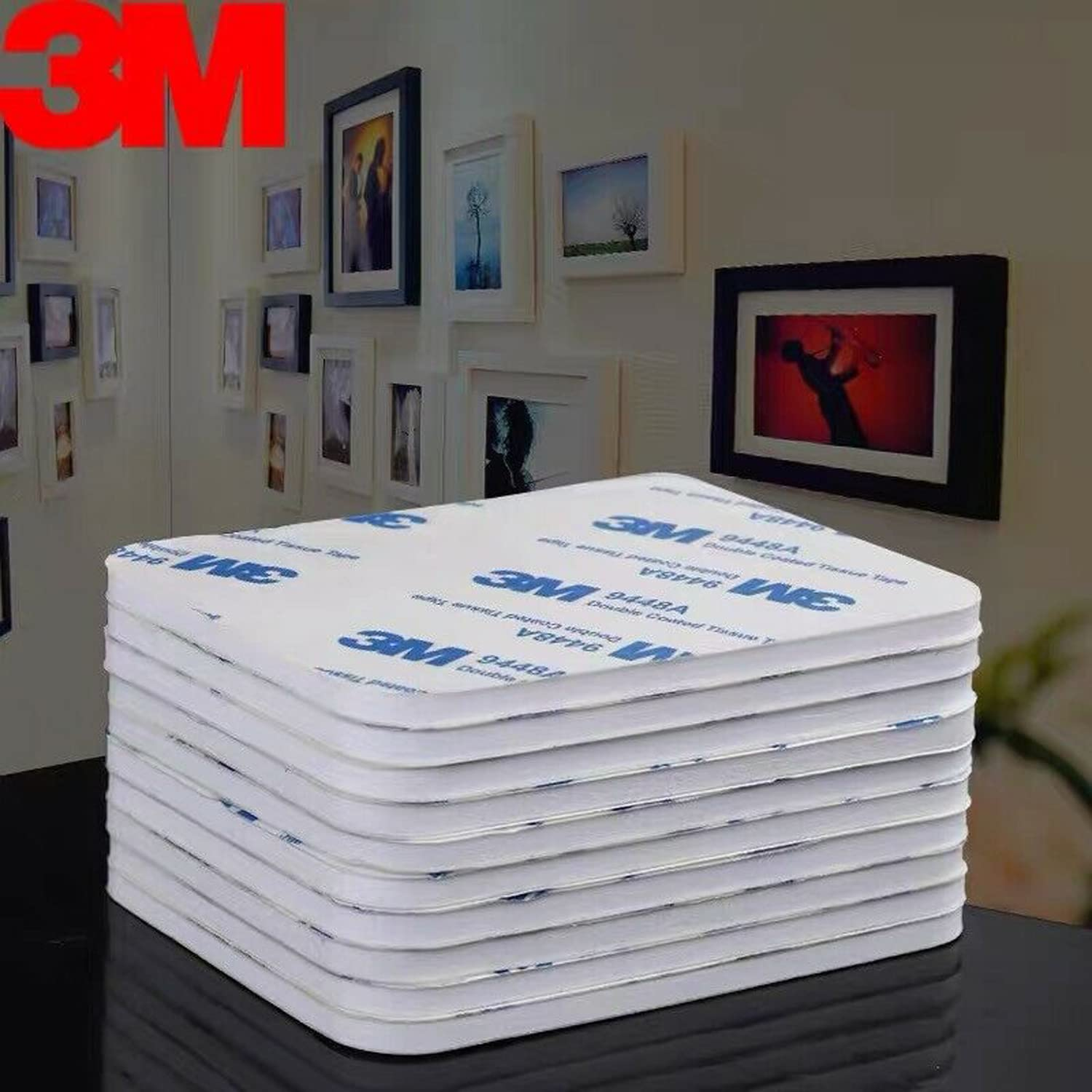 12PCS 3M Double Sided Foam Sticker Tape Side Wall Car Self Adhesive Pads Round/Square (Round: 30 X 30) image number 1