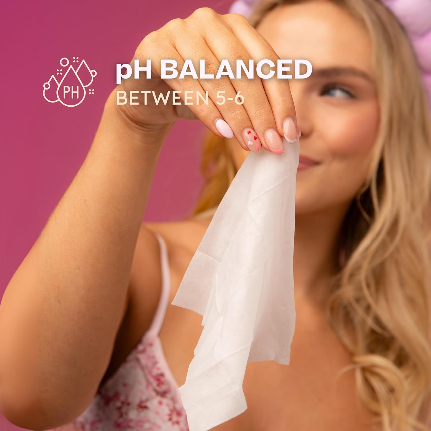 Lady Wipes &ndash; Individually Wrapped Biodegradable Body Wipes | Travel-Friendly, Hypoallergenic & Ph Balanced (5&ndash;6) | Fragrance-Free | for Sensitive Skin | Gym, Period & Everyday Freshness.