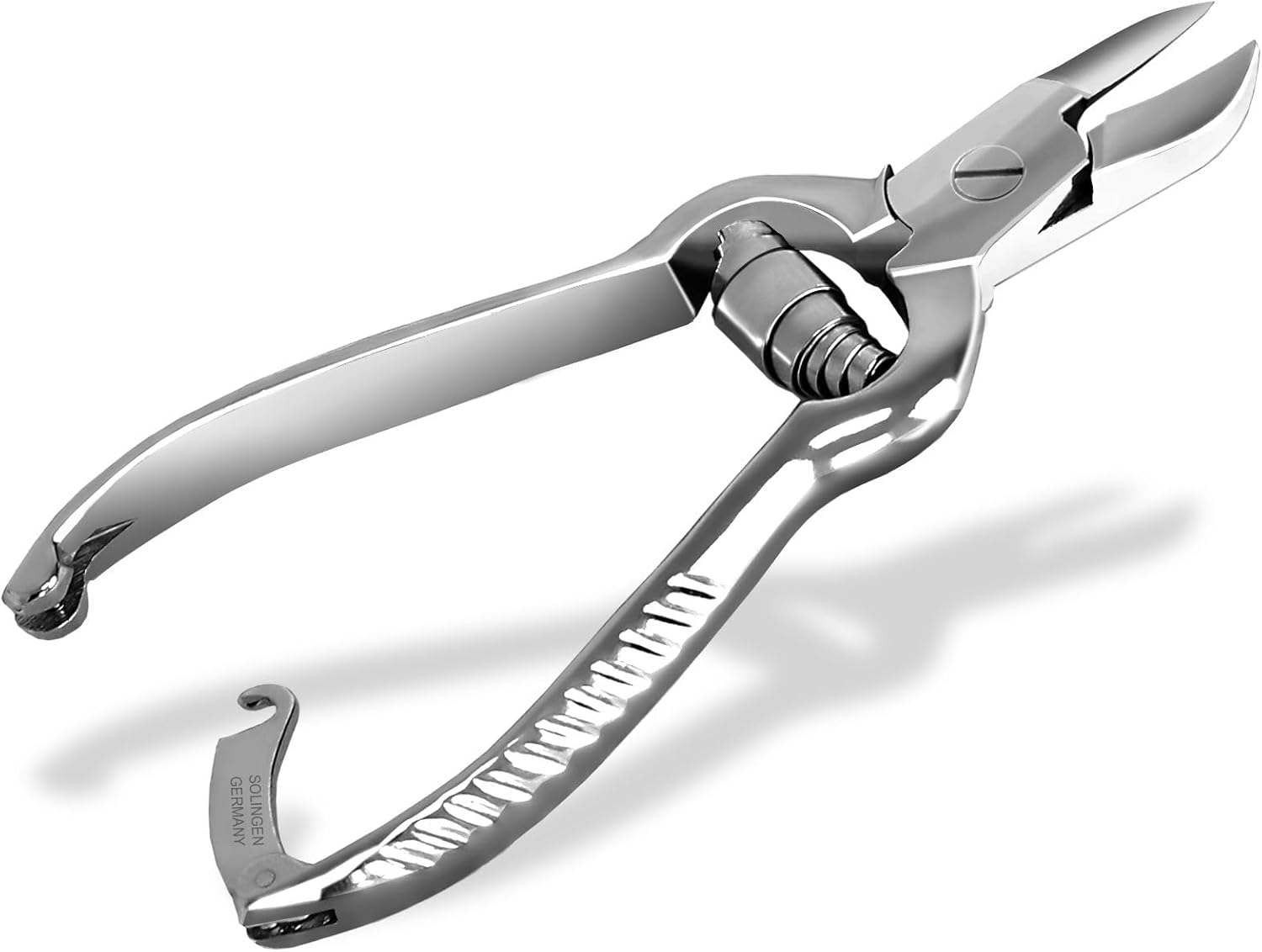 Solingen Nail Clippers for Strong Toenails Made in Germany Pedicure Nail Clippers Solinger Toenail Clippers with Buffer Spring 14 Cm for Toenails and Fingernails