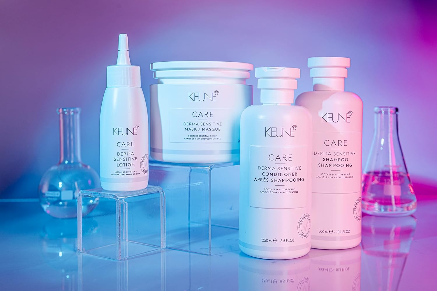 Keune Care Line Derma Sensitive Shampoo - Calming Shampoo for Irritated Skin 300 Ml image number 5