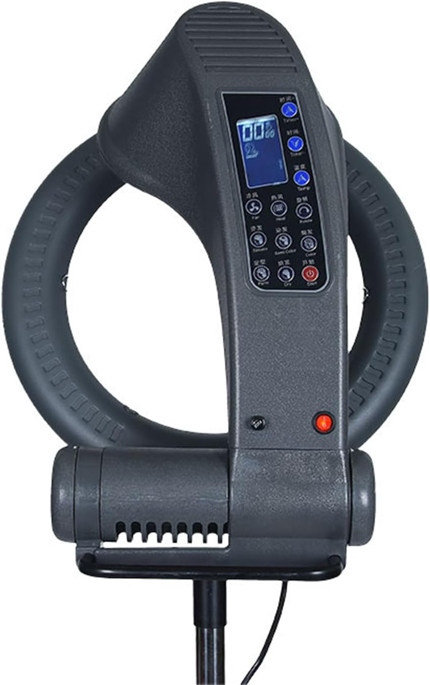 1 PC Standing Hair Dryer Accelerator Colour 360 Rotating Halo Rolling Adjustable Height 110-165Cm Salon Equipment 2.2M Cord Length Timed Temperature Adjustment image number 3