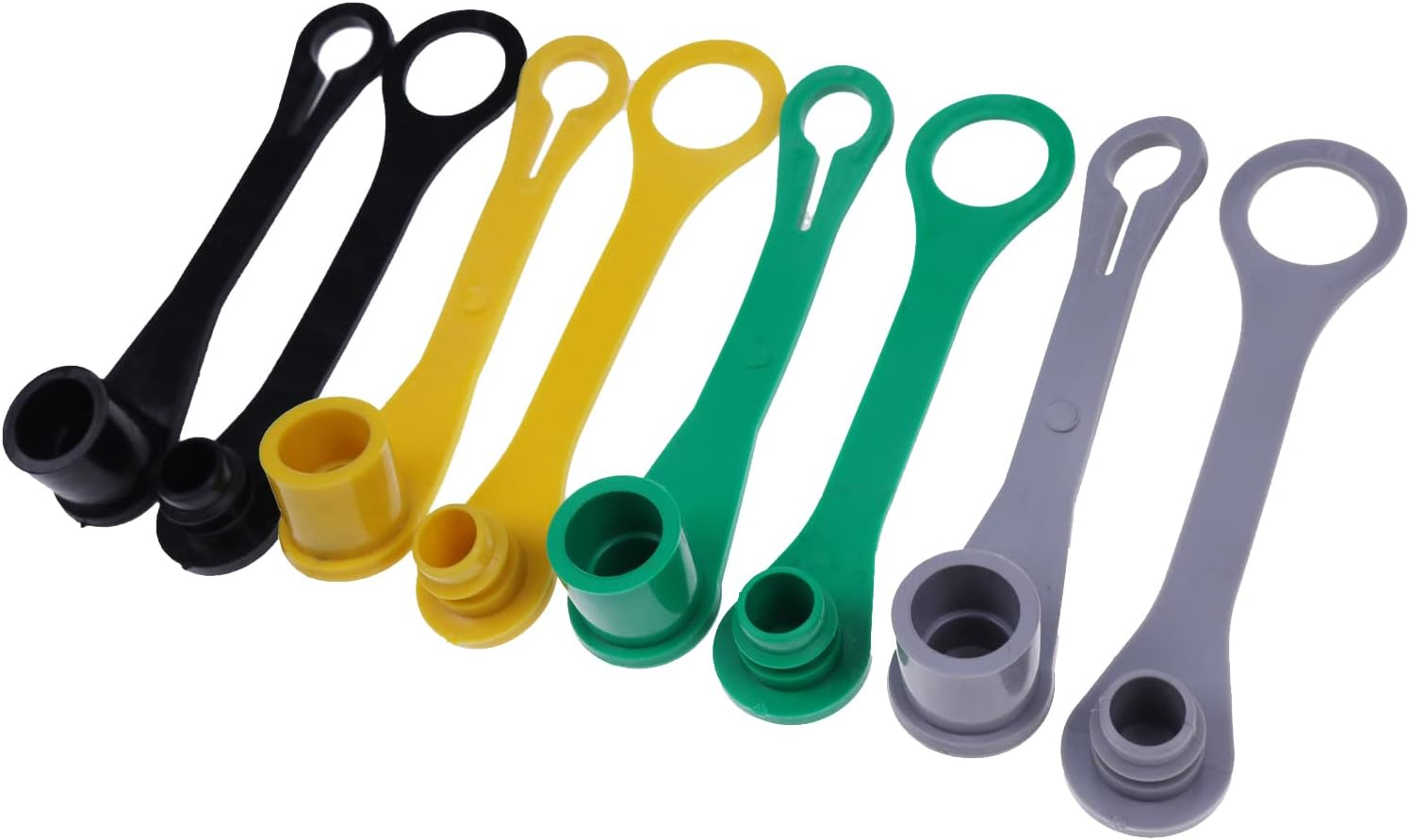 JZGRDN 8PK Hydraulic Fitting Dust Cap & Plug Set M132021 M132022 M132024 M70728 M132031 M132032 M132034 M85099 Compatible with John Deere 425 430 455 X465 X475 X485 X495 X575 X585 X595 X940 X948 X949 image number 3