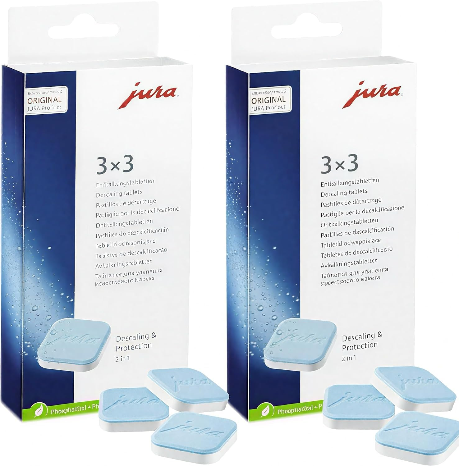 9 Tablets Descaling Tablets for Jura Coffee Machines - 2 Pack image number 1