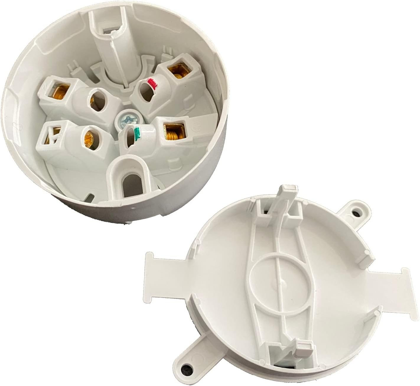 10X Surface Socket Single Plug Base 10A Electrical Outlet - White