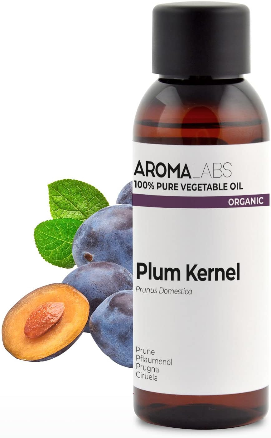 Aroma Labs 100% Organic Cold Pressed Plum Kernel Oil - 50Ml - Pure, Natural, from Organic Farming - image number 4