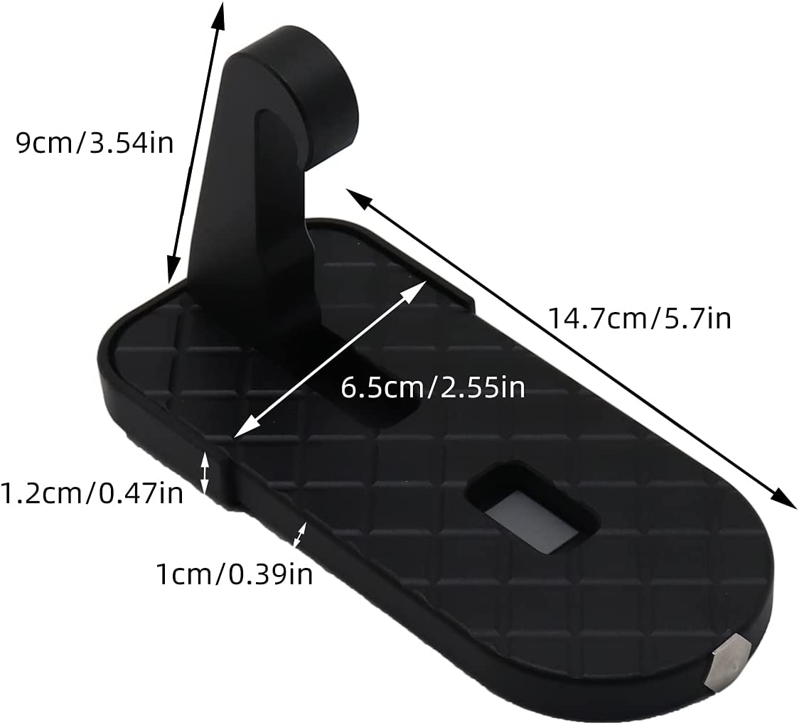 Car Doorstep Worthplanet Multifunction Ladder Foot Pegs Car Roof Rack Step Car Door Step Foot Pedal with Safety Hammer for Car Rooftop Roof-Rack Truck SUV Jeep RV Off-Road W120035 image number 5