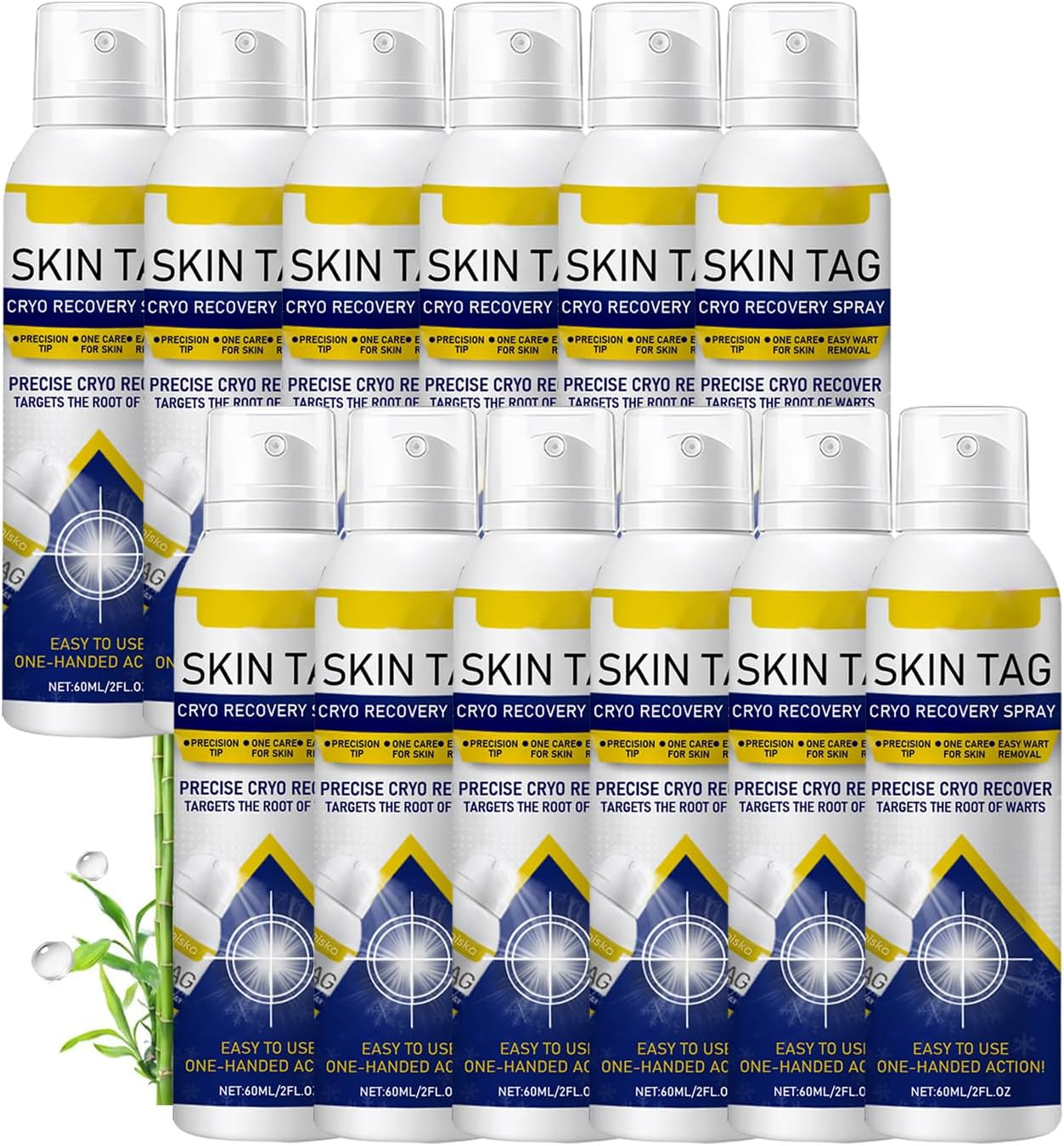 Chillerase Bump Renewal Spray, Advanced Salicylic Acid Body Spray, Natural Skin Spray, Effectively Reduces Skin Imperfections, Moisturizing and Soothing, Suitable for Face and Body (2Pcs)