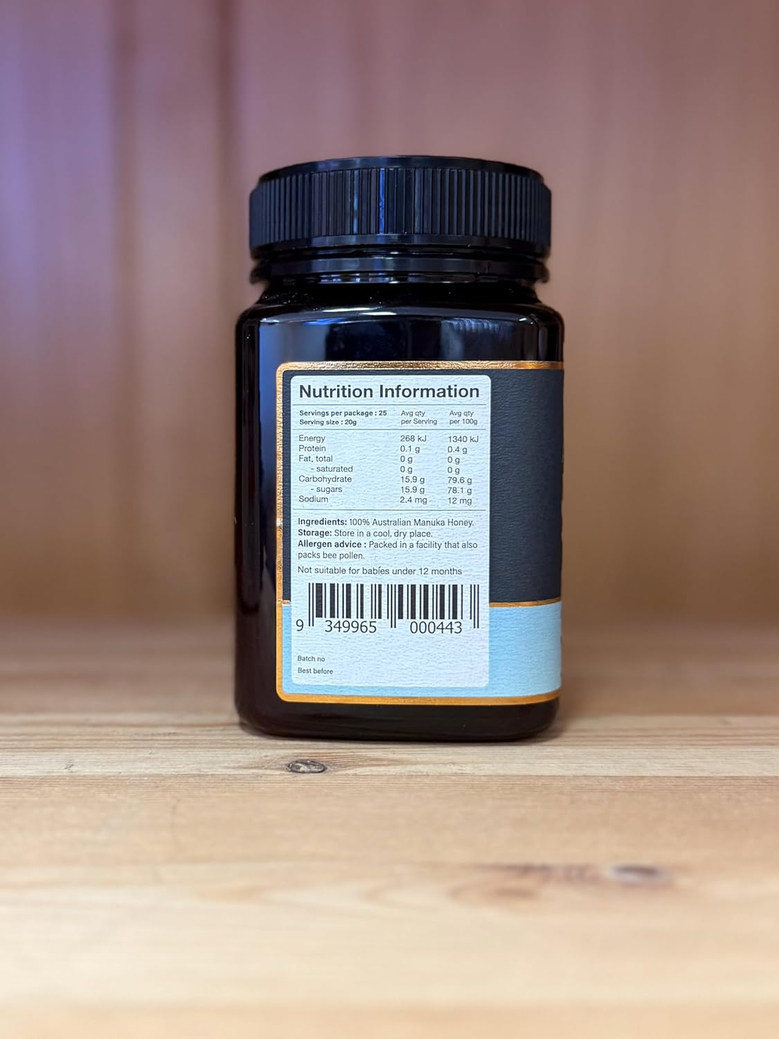 Honey Cure MGO 30+ Australian Manuka Honey 500 G image number 1