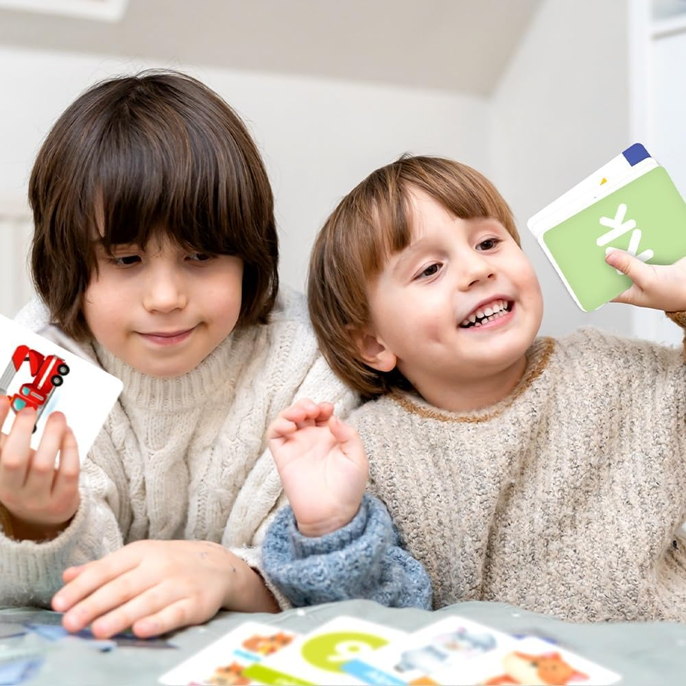 QUOKKA ABC Learning Flash Cards for Toddlers 2-4 Years Old - 60 Flashcards Toy for Kids Ages 1-3-5 by Quokka - Alphabet Numbers Colors Letters Animals Learn Activities - First Words Educational Game image number 1