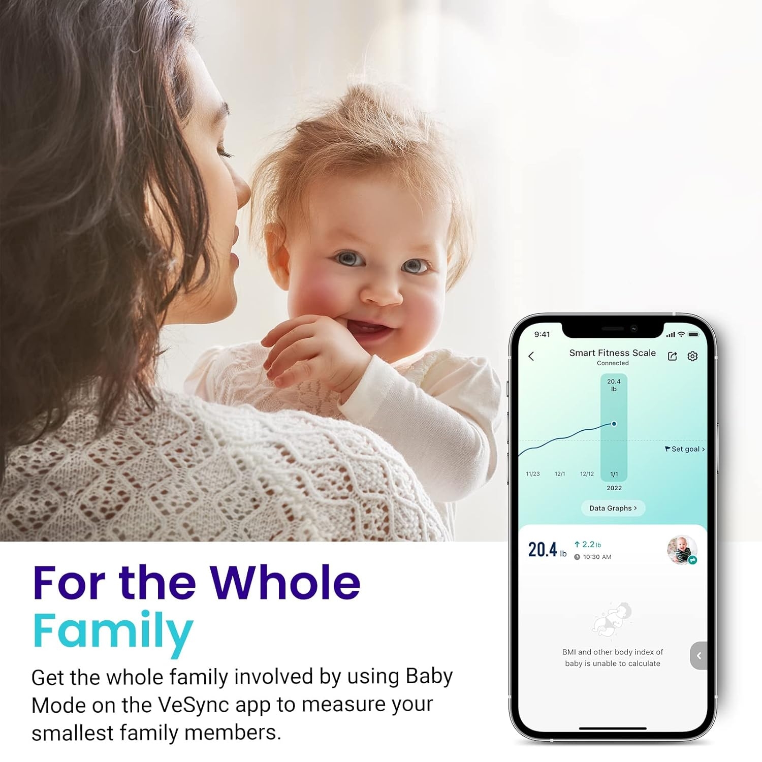 Etekcity Scale for Body Weight and Fat Percentage, FSA&HSA Eligible, Smart Digital LED Bathroom BMI Measurement, Accurate Bluetooth Weighing Machine, Body Composition Analyzer, Ash-Black, Fit 8S Black image number 1
