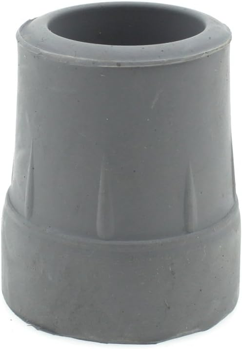Qty: 4X 25Mm Heavy Duty Rubber Ferrules Tips for Walking Sticks Crutches Zimmer Frames - Grey - by Lifeswonderful image number 2