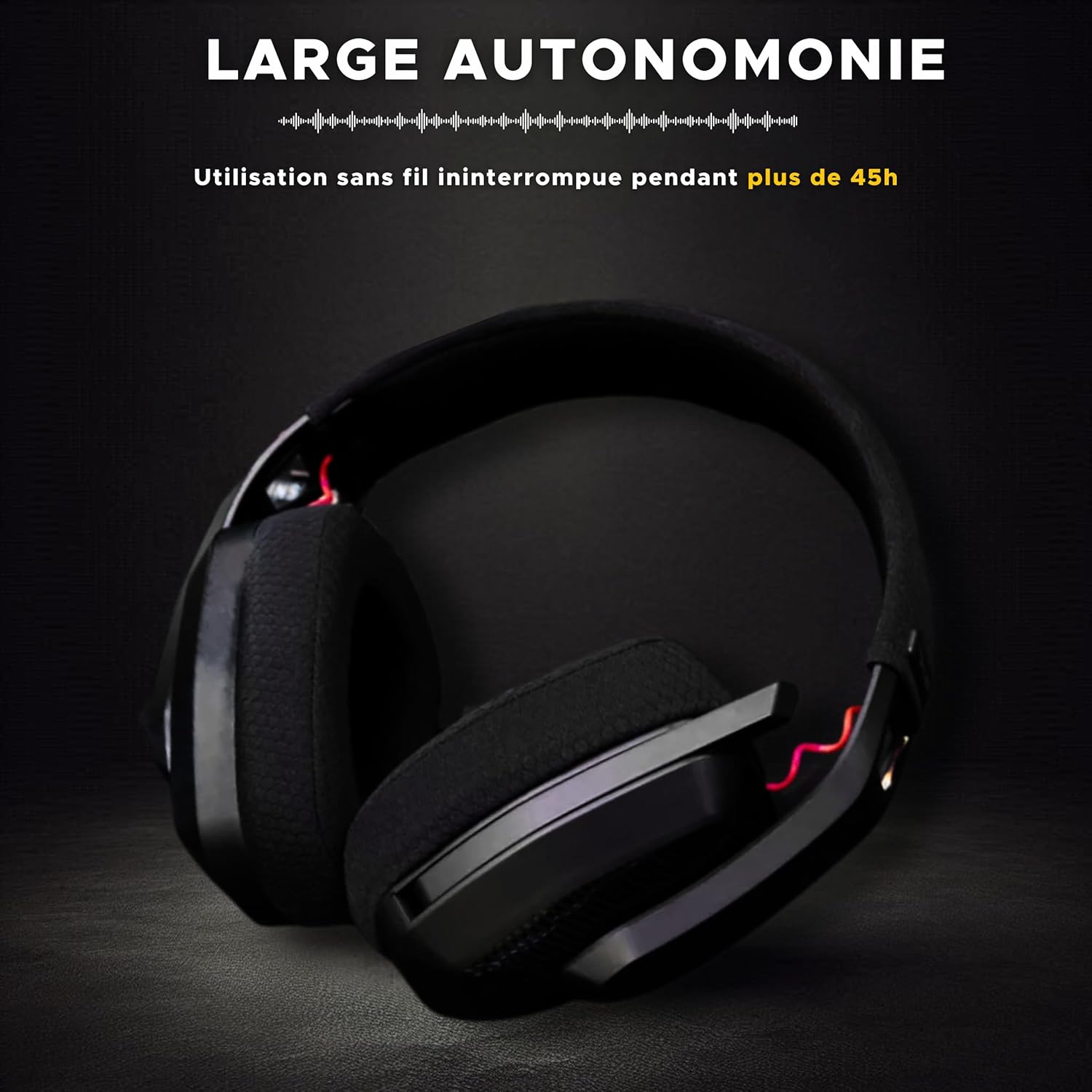 The G-Lab - Korp Platinium - Wireless Gaming Headset Rechargeable PC/PS4/PS5 - Wireless Gaming Headset Bluetooth / 2.4 Ghz - Gaming Headset with Stereo Sound and Stable Connection - New