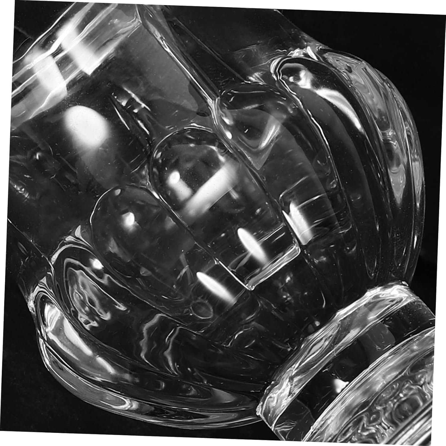 OKUMEYR 2-Pack Portable Glass Eyewash Cups for Eye Rinsing Eyebath Cups for Travel and Home Use