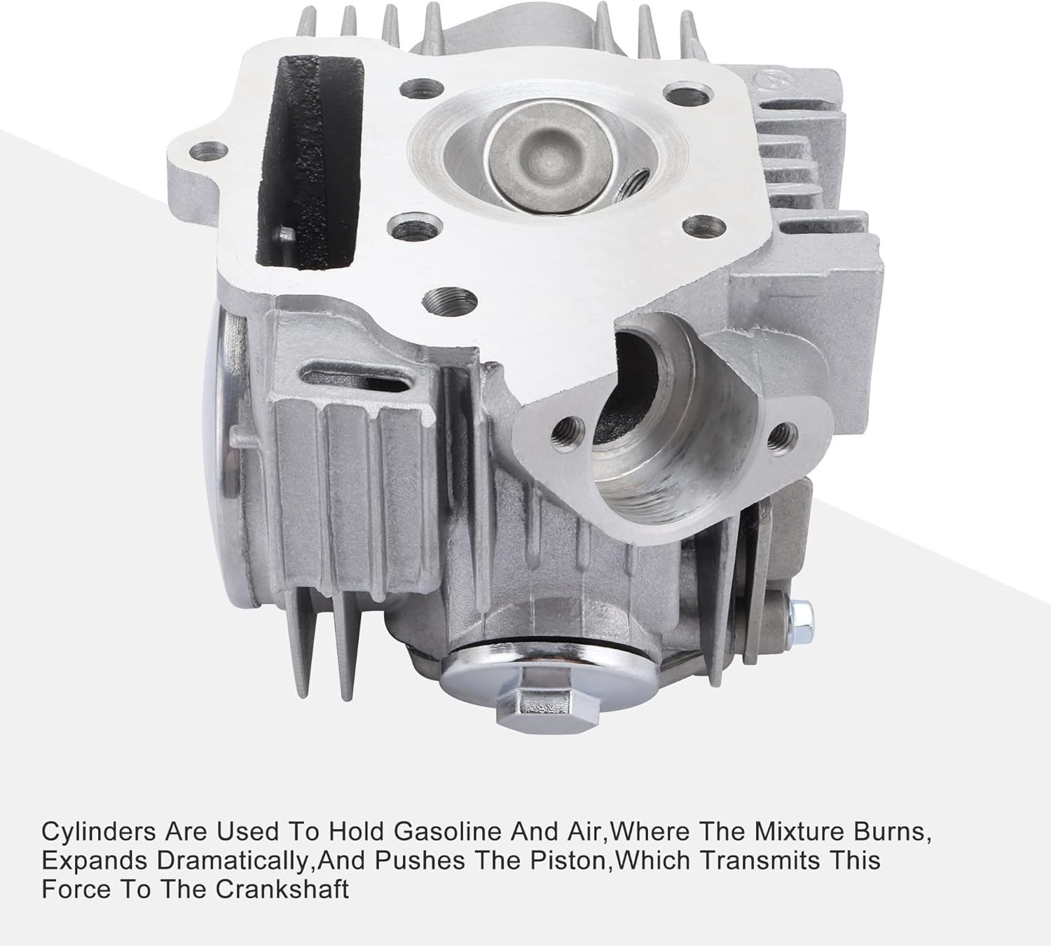 GOOFIT Cylinder Head with Piston and Gasket for 110Cc Atv Scooter Dirt Bike image number 2