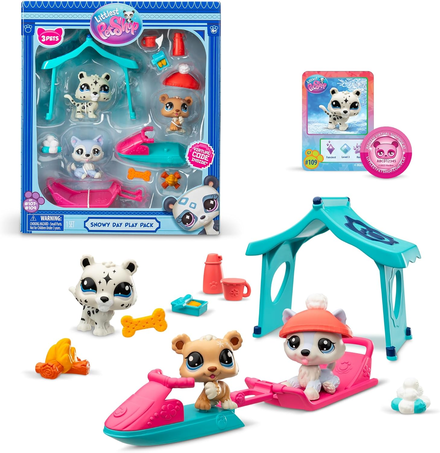Littlest Pet Shop- Snowy Day Play Pack image number 2