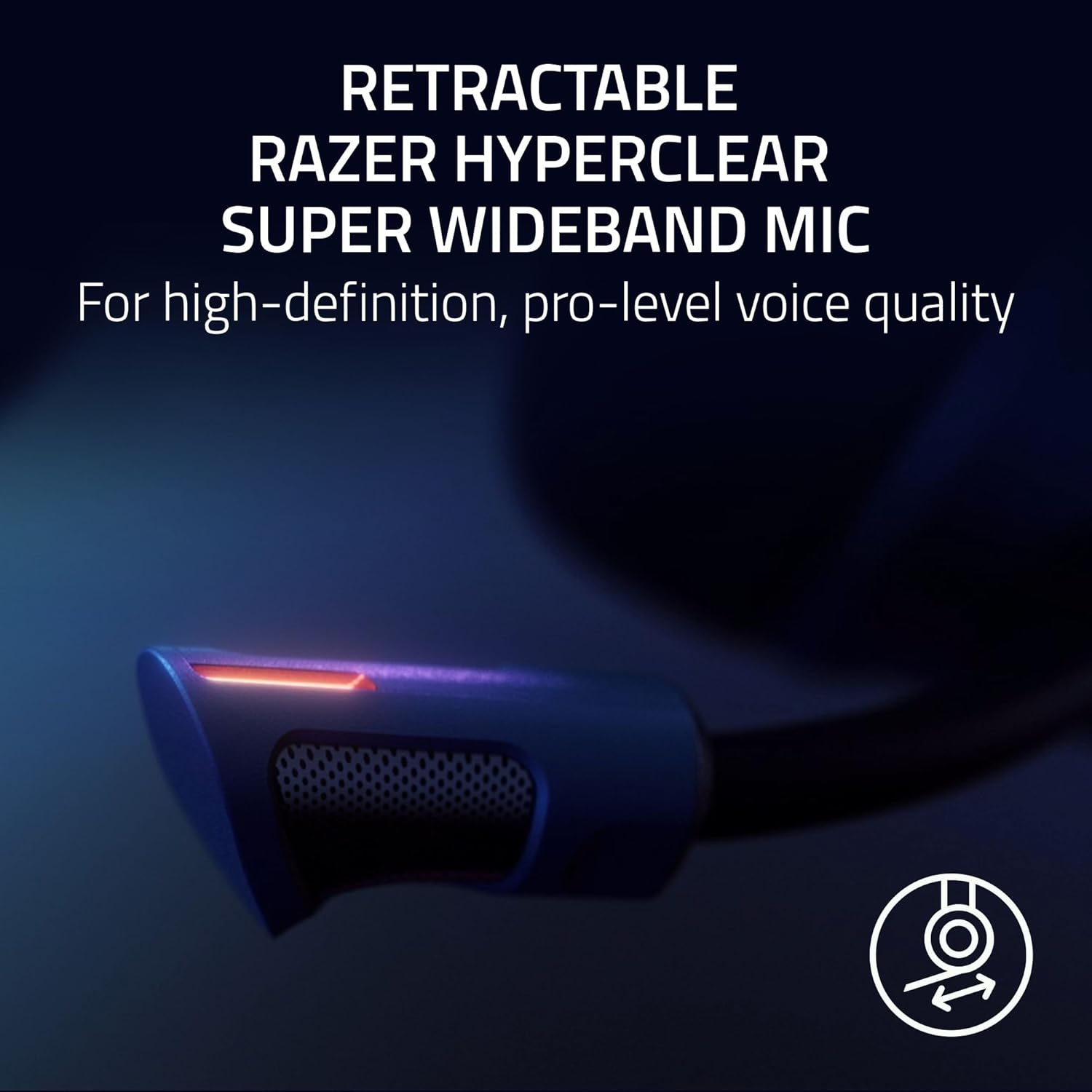 Razer Kraken V4 Pro Wireless Gaming Headphones: OLED Control Center - HD Haptics - 2.4Ghz Wireless - Bluetooth, USB, 3.5Mm - for PC, Mac, PS5, Nintendo Switch, Smartphone