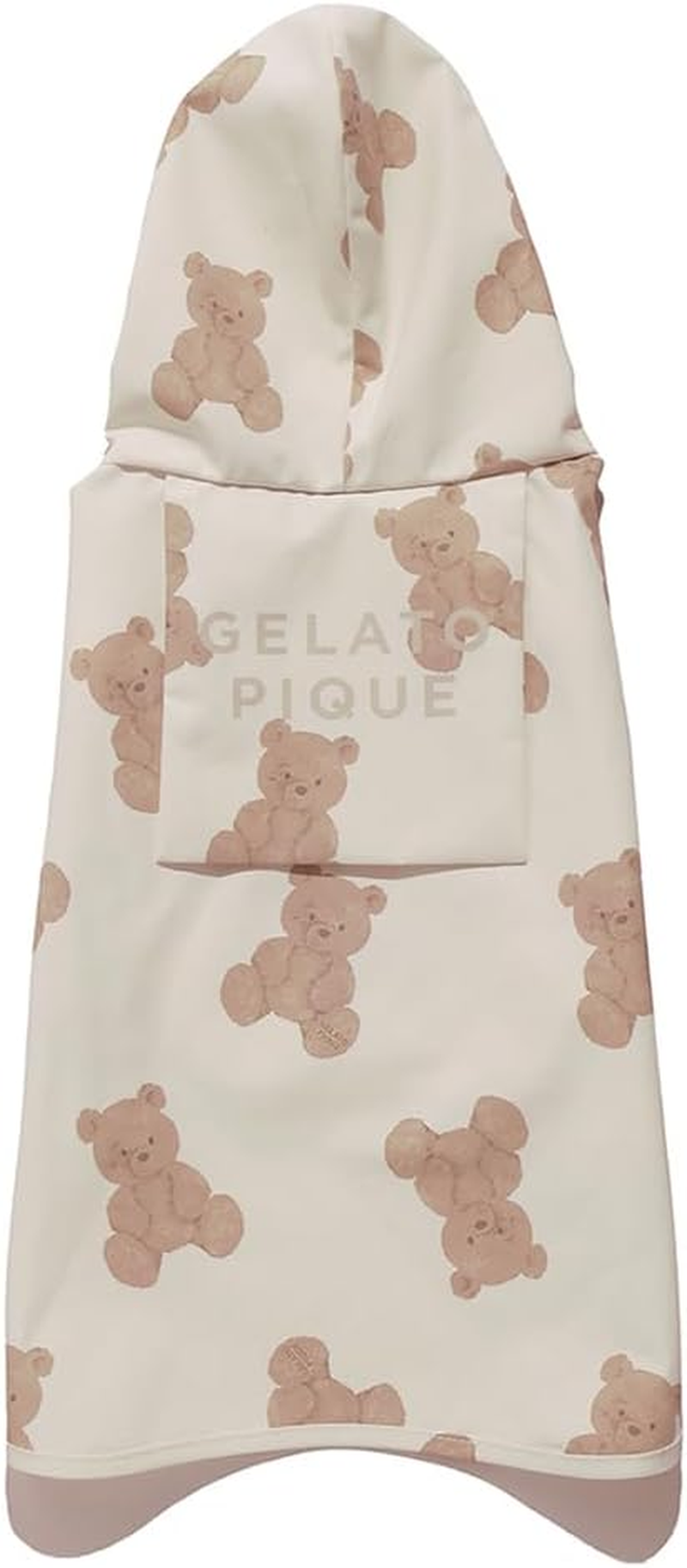 Gelato Pique Cat & Dog PAGG259035 BRW DM Dachshund Size Rain Poncho, Braun, DM image number 1