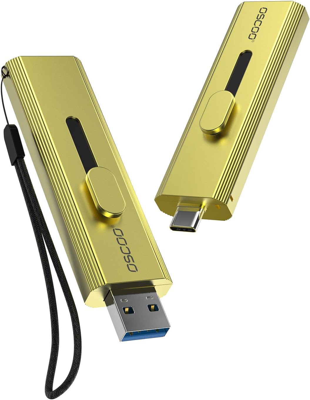 2TB Portable SSD, USB 3.2 Gen 2 External Solid State Drive, up to 1100Mb/S, Dual USB-C & USB-A Ports, Push-Pull Design, Compatible with Iphone 15/16, Android, Mac, Windows, Laptop image number 3