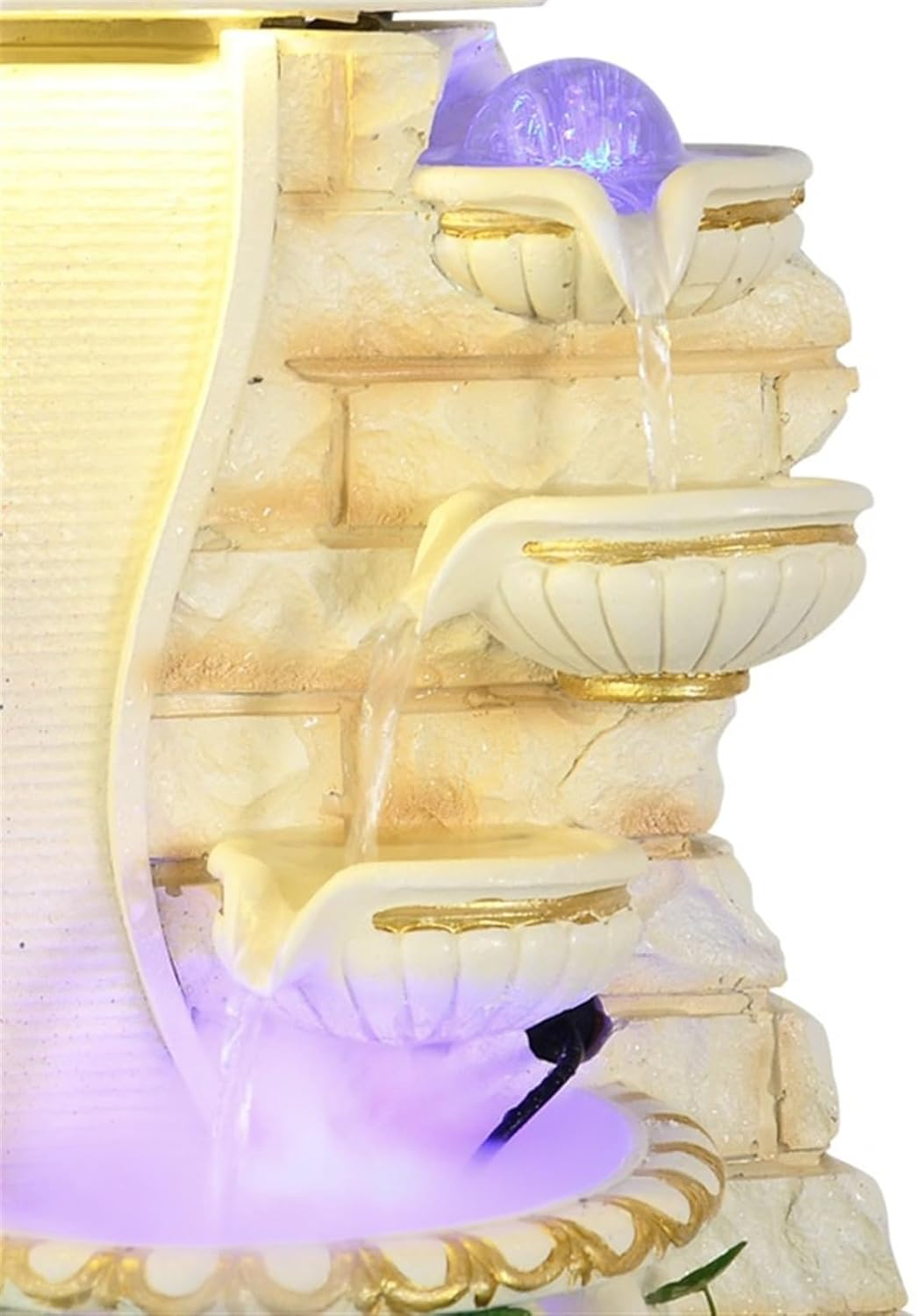 Outdoor Fountain Garden Aquarium, Living Room Circulation Water Waterfall Fountain, Creative Home Large Floor Decoration Landscape(M)