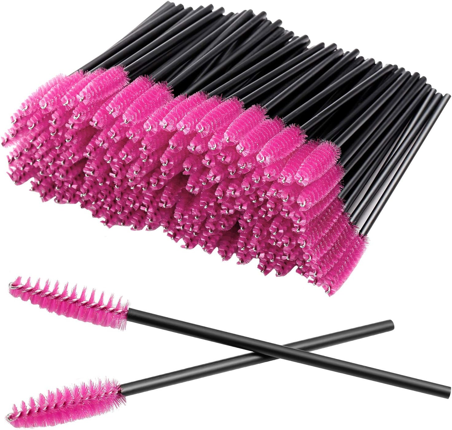 300 Pcs Disposable Mascara Wand Eyelash Brush for Eyelash Extension Supplies