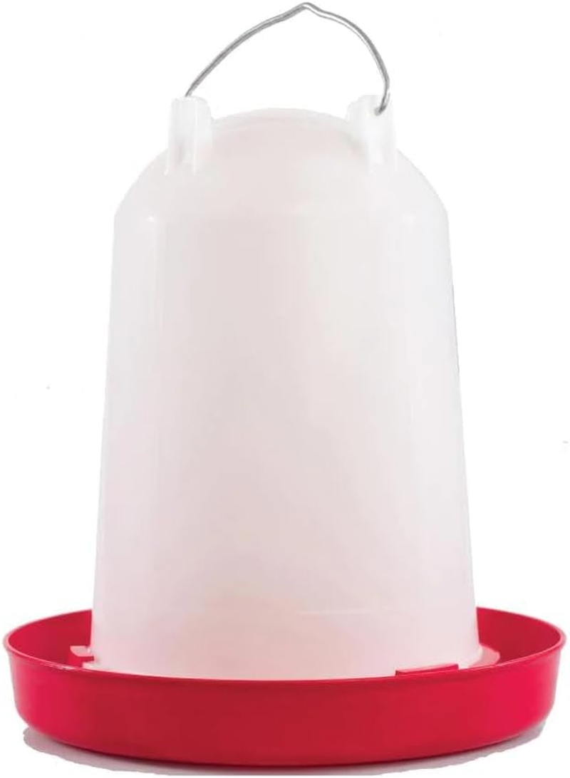 2L Automatic Chicken Drinker - Poultry Chook Hen Waterer Water Dispenser Bucket image number 3