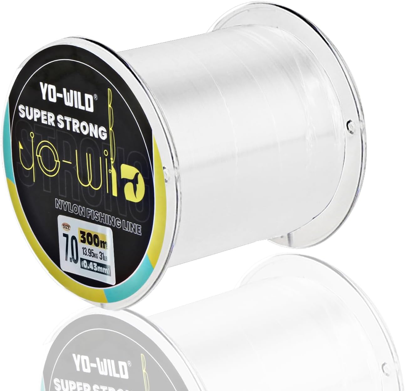 SILHOL Fishing Line, Clear Nylon Thread for Jewellery and Crafts, 0.43Mm Invisible Strong String for Beading, Fishing, Hanging Decorations (300M) image number 2