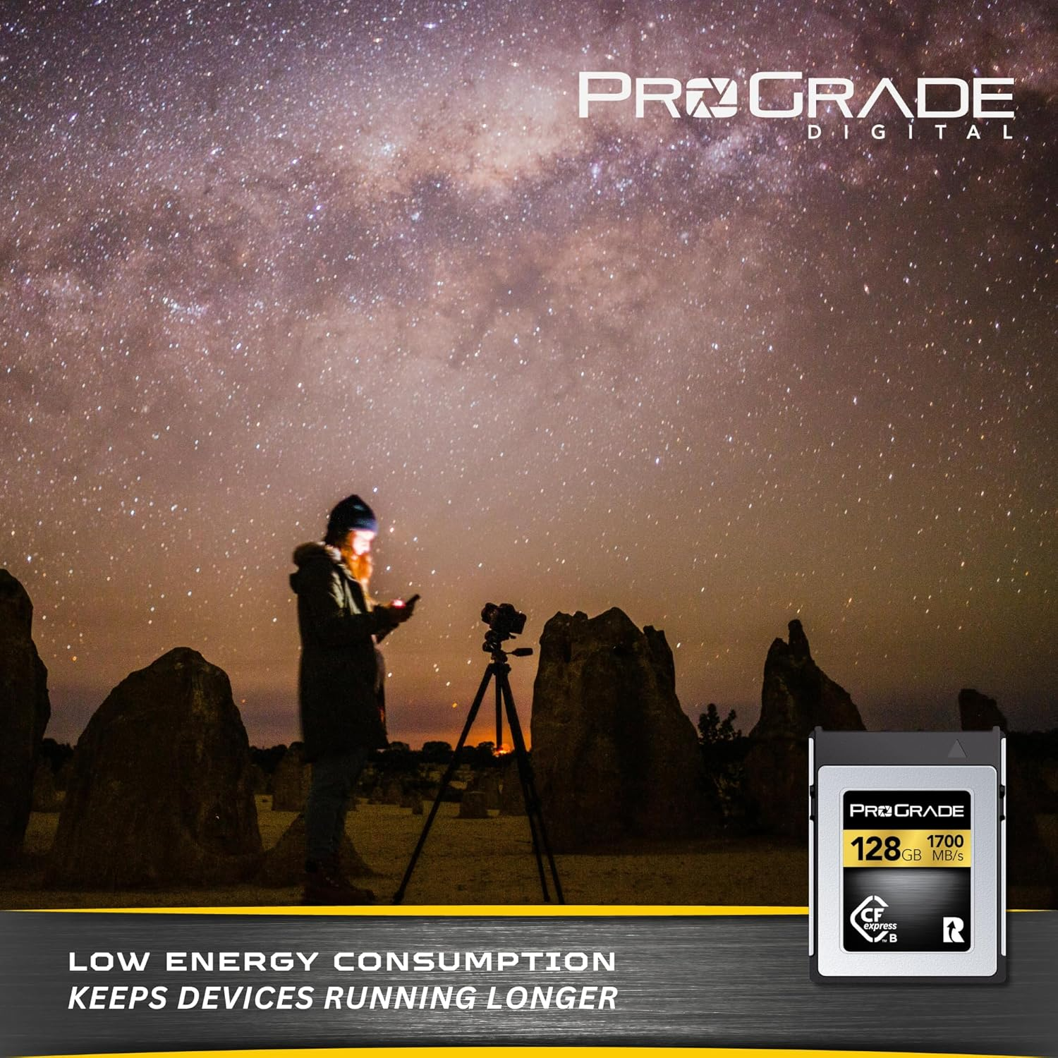 Prograde Digital 128GB Cfexpress Type B Memory Card (Gold)
