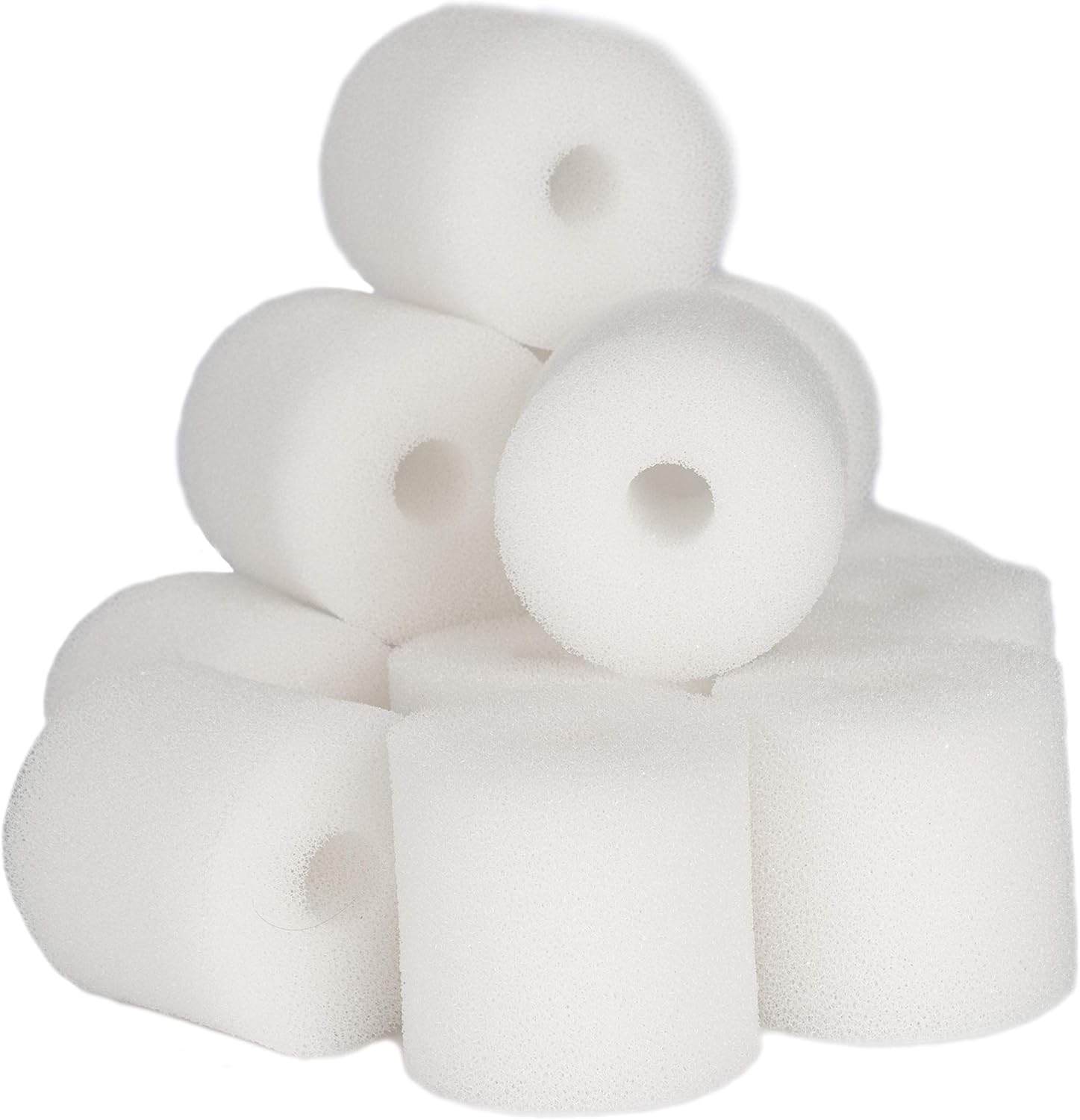 LTWHOME Compatible White Pre-Filter Foam Replacement for Oase Biomaster Filter, 45Ppi (Pack of 12)