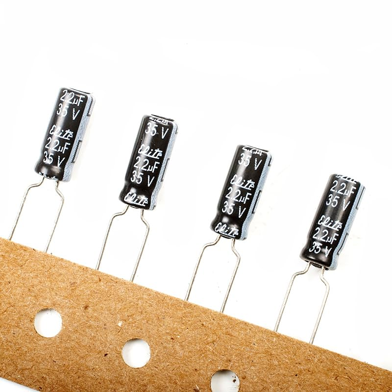 2Pcs Elna 35V 680Uf Capacitor, Aluminum Radial Electrolytic Capacitors for TV, LCD, Radio, Microwave, Game (13 X 25Mm) image number 1