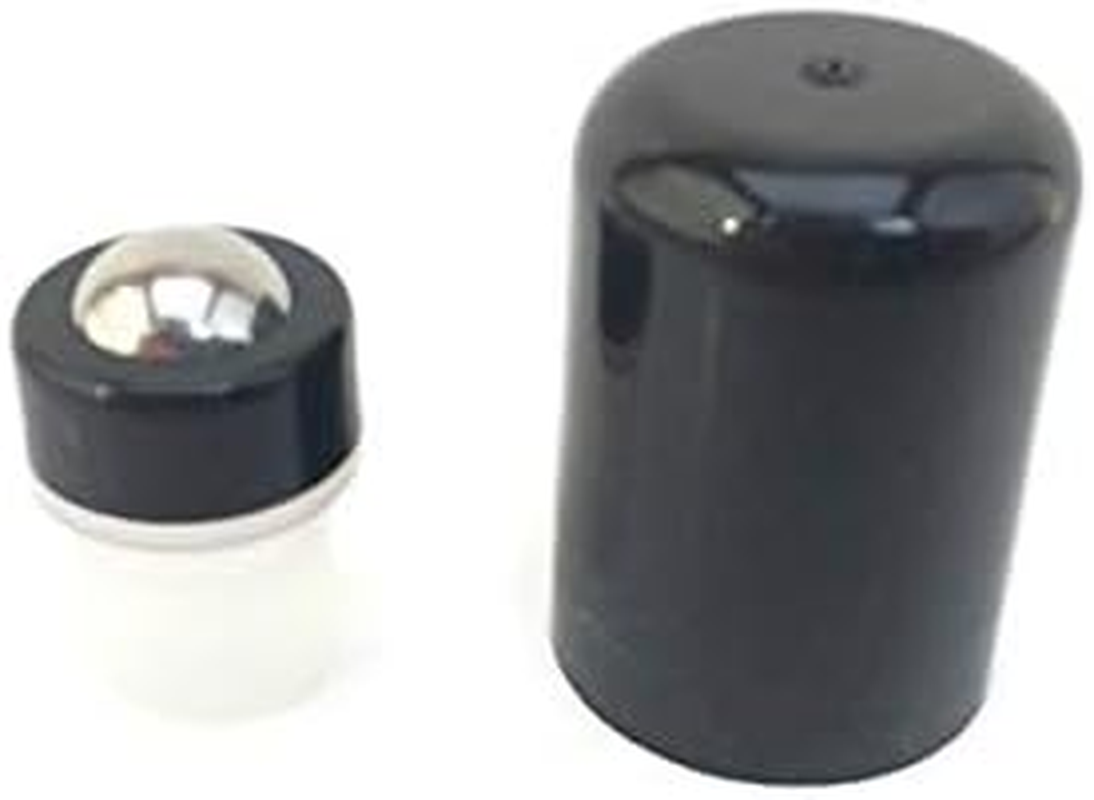 Essential Oil Roller Inserts for 5 and 15Ml Essential Oil Bottles. Pack of 8 Stainless Steel Leak Proof with Removable Snap Ring Roller Tops. Great for Oils, Blends, and DIY.