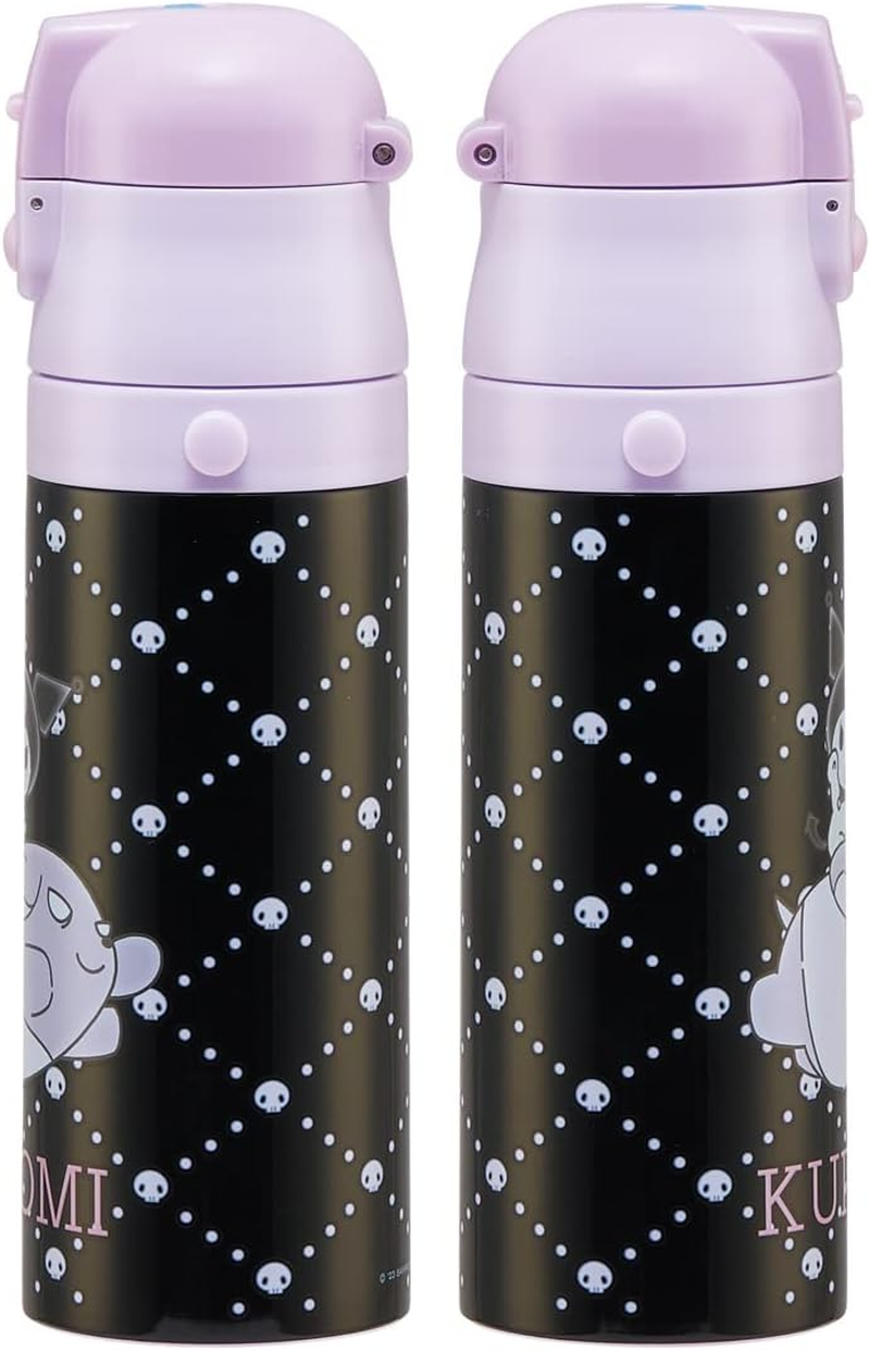 SDC4 Stainless Steel Kids Water Bottle, 16.1 Fl Oz (470 Ml), Direct Drinking, Sanrio Chromi, Lightweight Type, Vacuum Insulated Construction, Cold Insulation - Blue image number 2