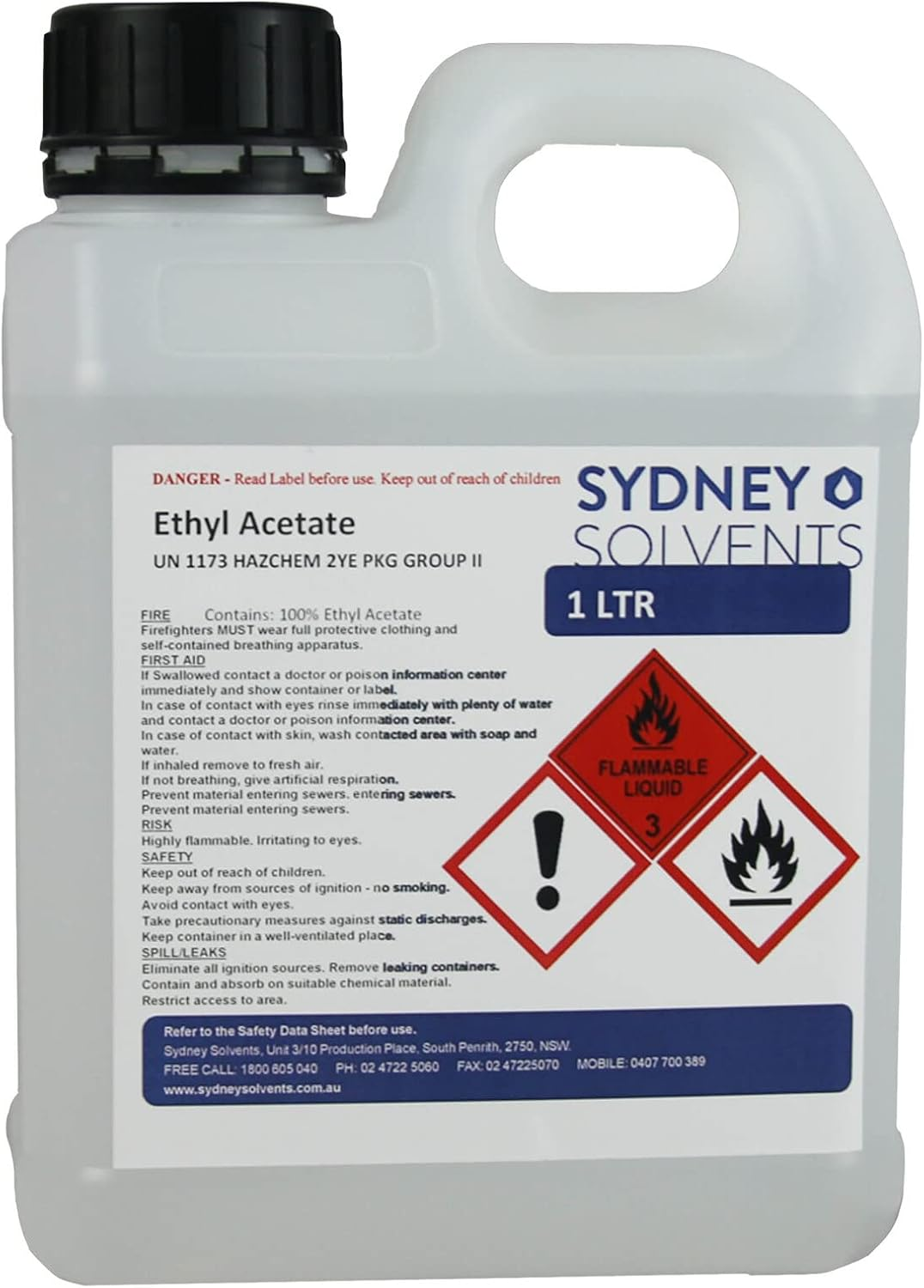 Ethyl Acetate 1 Litre