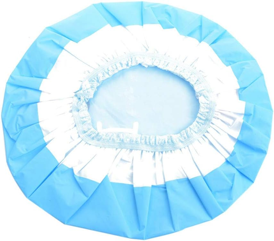 Aysekone 5 Pieces Cute Cartoon Animals Waterproof Elastic PEVA Shower Caps Bath Caps Bathing Bathroom Hats Bathroom Accessories for Women and Girls and Kids image number 2