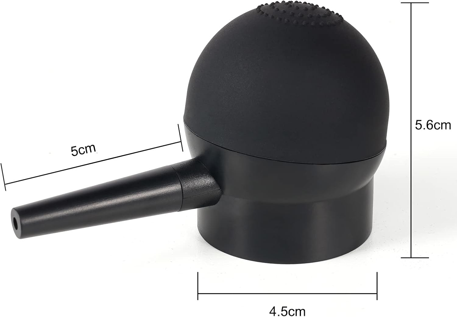 Aliver Hair Fiber Applicator Pump Spray Nozzle, Optimizer Hair Building Fibers for Thinning Hair, Precision Application, Even Distribution,Less Mess, Enhanced Control, Convenience, Black image number 1