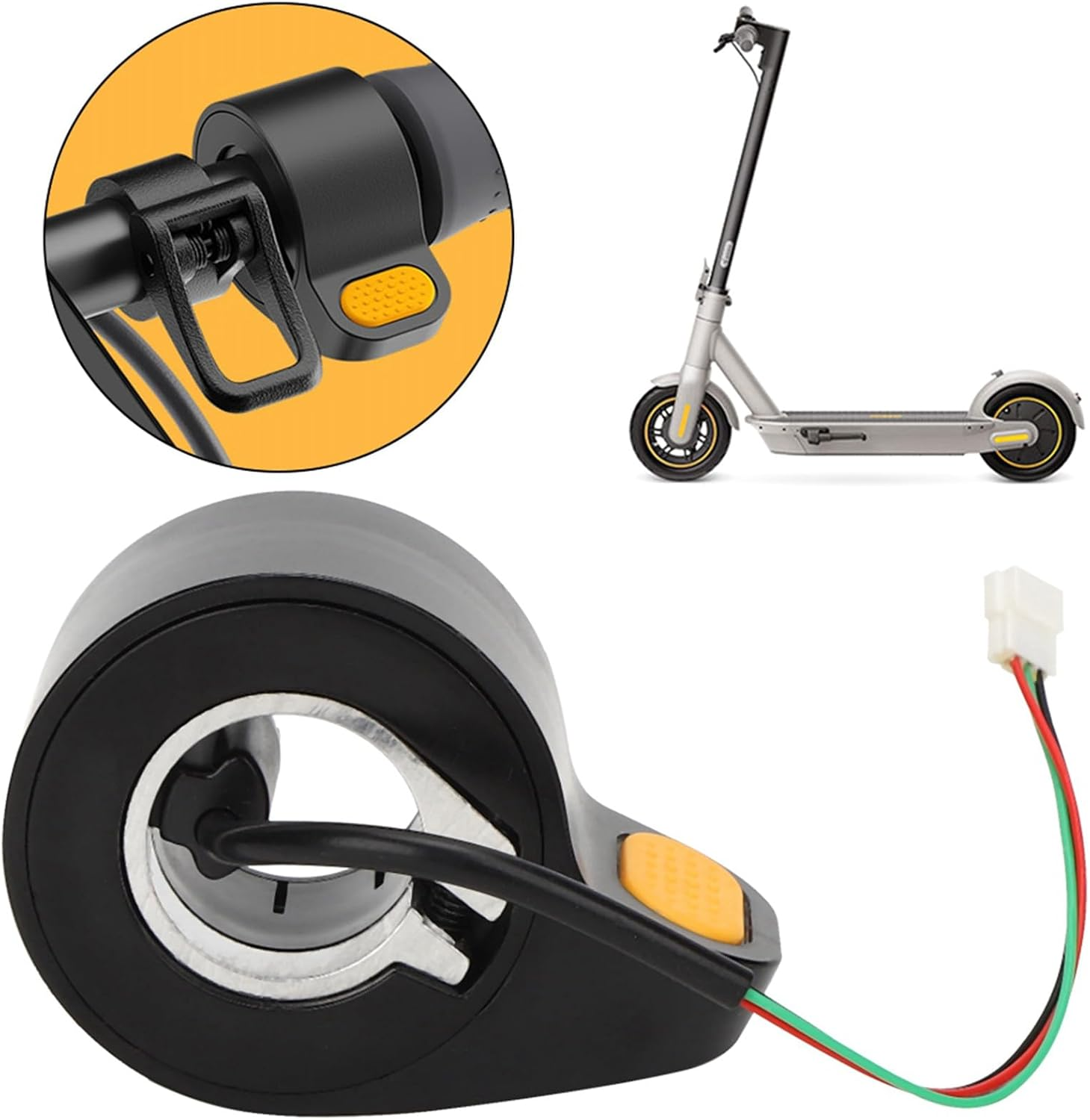 Asixxsix Electric Scooter Throttle for Ninebot MAX ‑ G30, Finger Throttle Booster, Electric Scooter Accelerator, Speed Control Replacement Parts image number 4