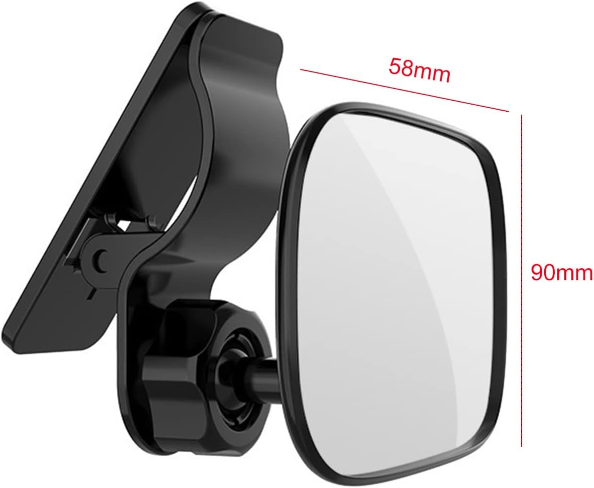 Baby Car Mirror, 360 &deg; Adjustable Universal Rear View Car Mirror with Clip Back Seat Mirror for Baby Infant Toddler Child Mom image number 6