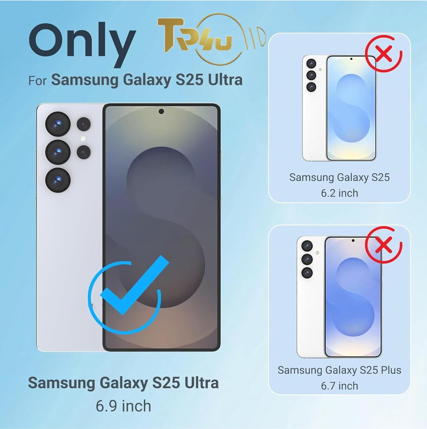 TR4U the Resource for You Clear Magnetic Case Compatible with Samsung Galaxy S25 Ultra [Anti-Yellowing][Military Grade Drop Protection], Hard Back Cover, Compatible with Magsafe Accessories (2025) image number 4