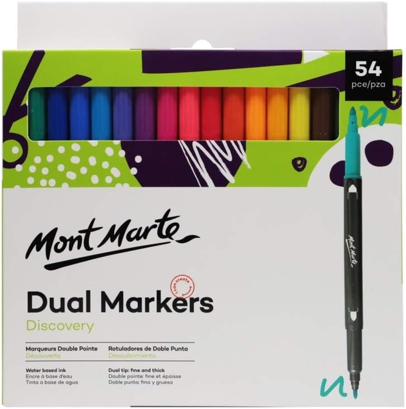 Mont Marte Discovery Dual Tip Markers (54 Pieces) image number 2