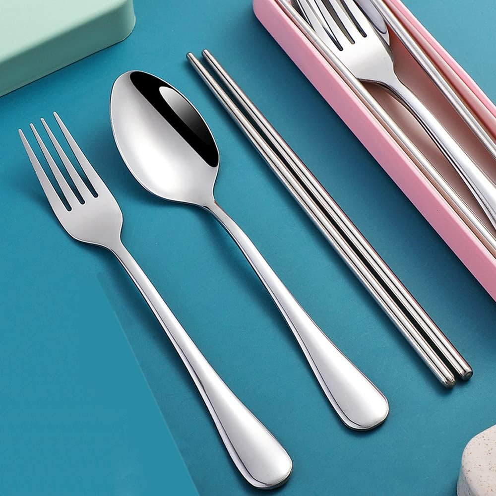 MAKAWER Flatware Dinner Forks Stainless Steel Cake Fork Top Food Grade Fruit Dessert Fork Table Forks Mirror Finish & Dishwasher Safe Set of 6, 7.2Inch image number 2