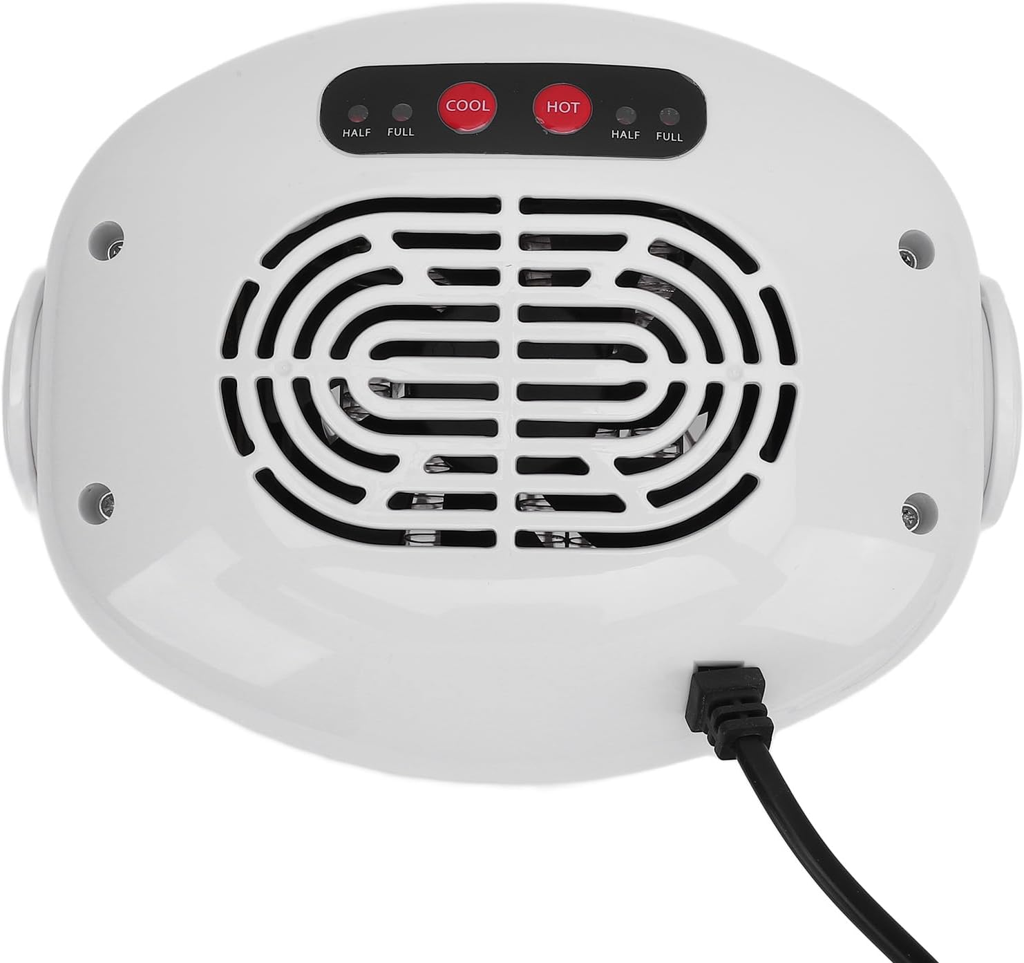 Air Nail Dryer Nail Drying Fan with Hot Cool Wind Professional Air Nail Dryer Air Nail Fan Hair Dryer Portable for Normal Nail Polish Salon