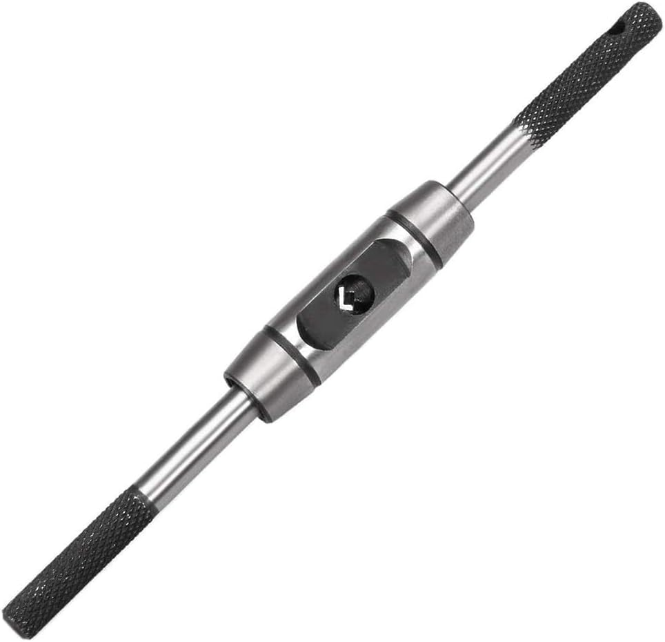 Domoi Adjustable Tap Wrench Handle, for Metric M1-M8 Taps, Tap Reamer Tapping Hand Tool, Die-Casting Body image number 4