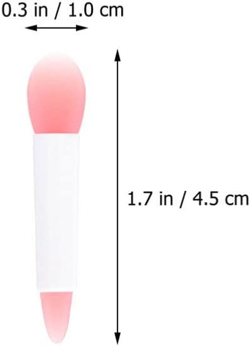 FRCOLOR 1Set Silicone Lip Brush Applicators Portable Lip Mask Tools for Women Premium Lipstick Brushes Compact Design for Effortless Makeup Application image number 5